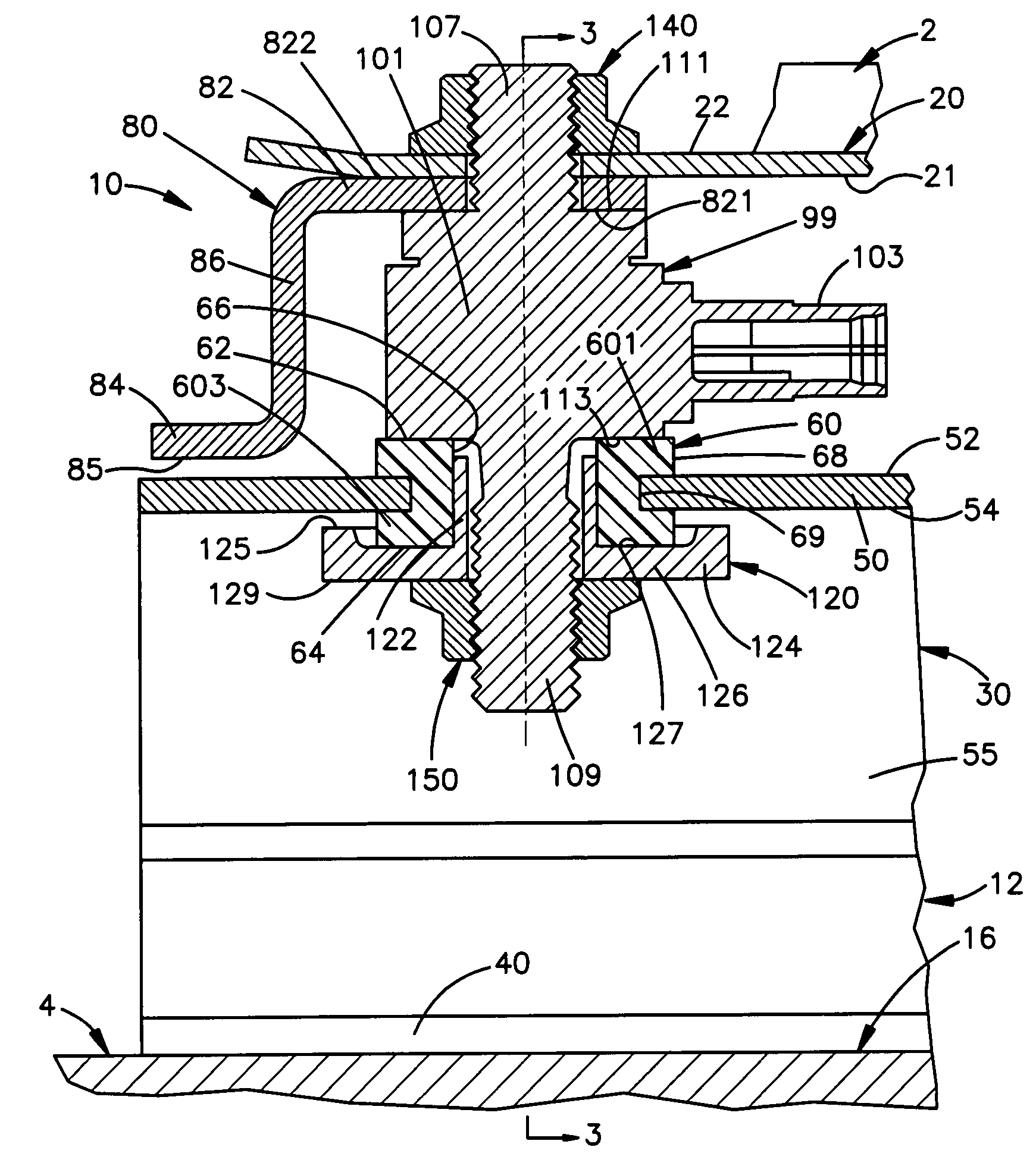 Seat load sensing apparatus