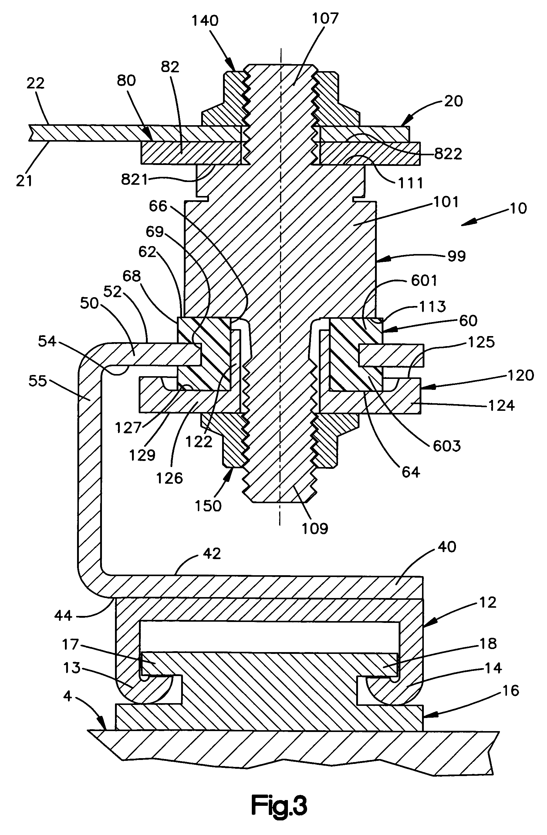 Seat load sensing apparatus