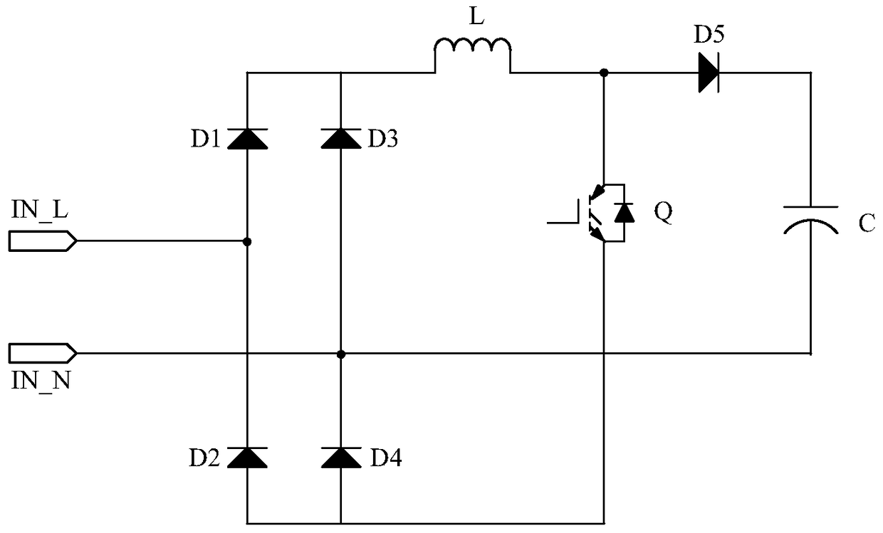 A full-wave rectifier circuit and voltage converter