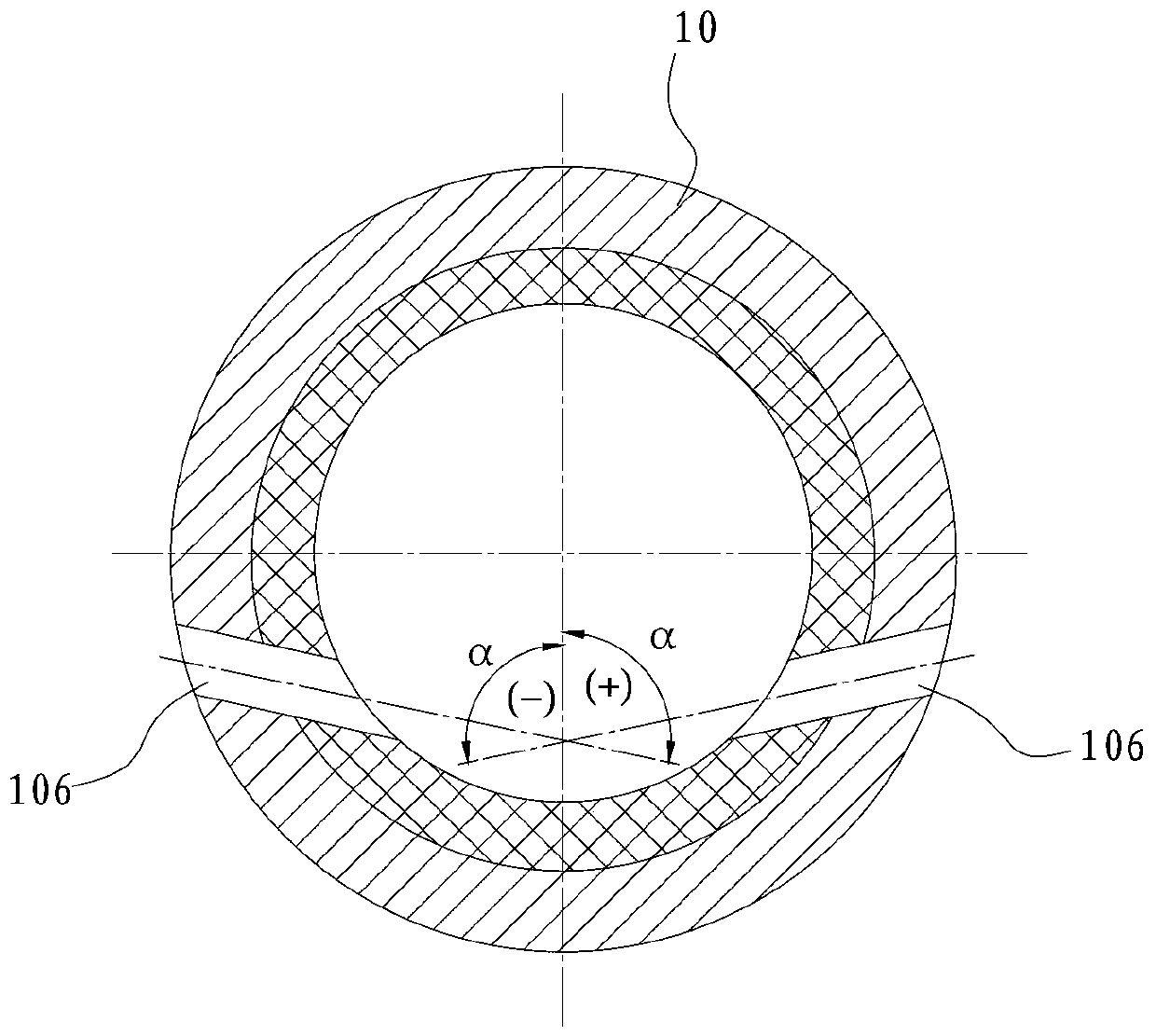 Nickel matte bottom blowing converting process and nickel matte bottom blowing converting furnace