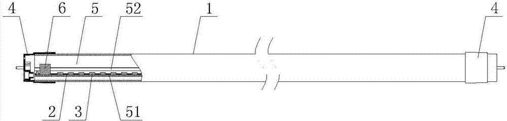 LED (Light Emitting Diode) strip-shaped lamp and manufacturing method thereof
