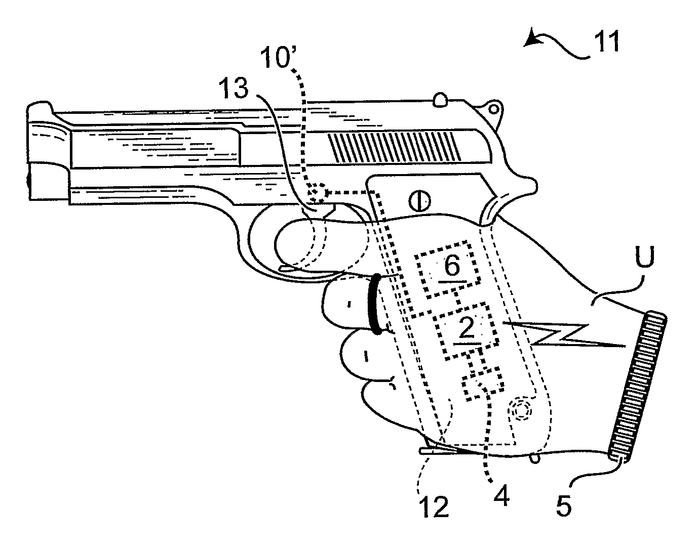 Safety device for firearm and remote control system of one or more fire-arms provided with said device