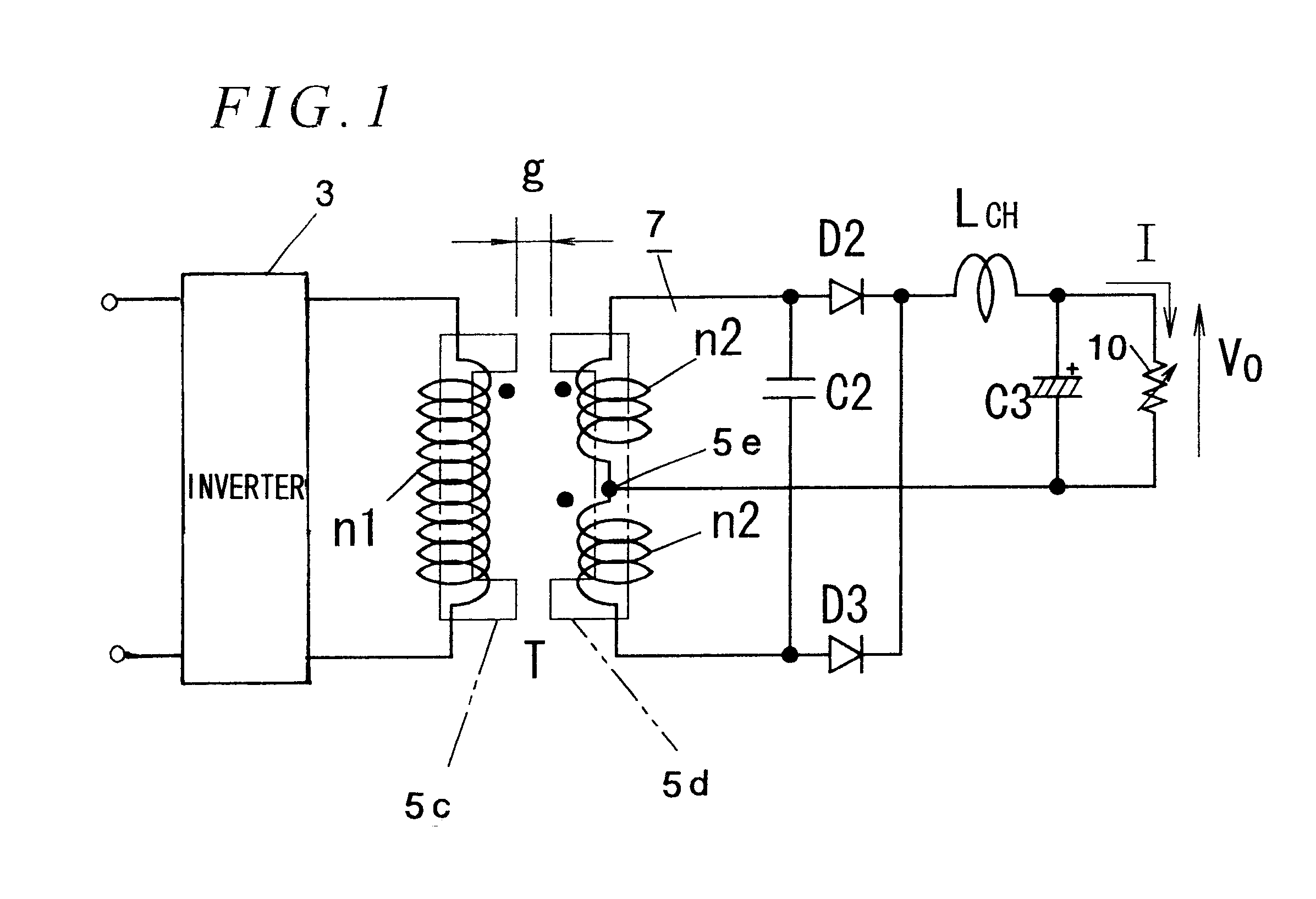 Non-contact electrical power transmission system having function of making load voltage constant