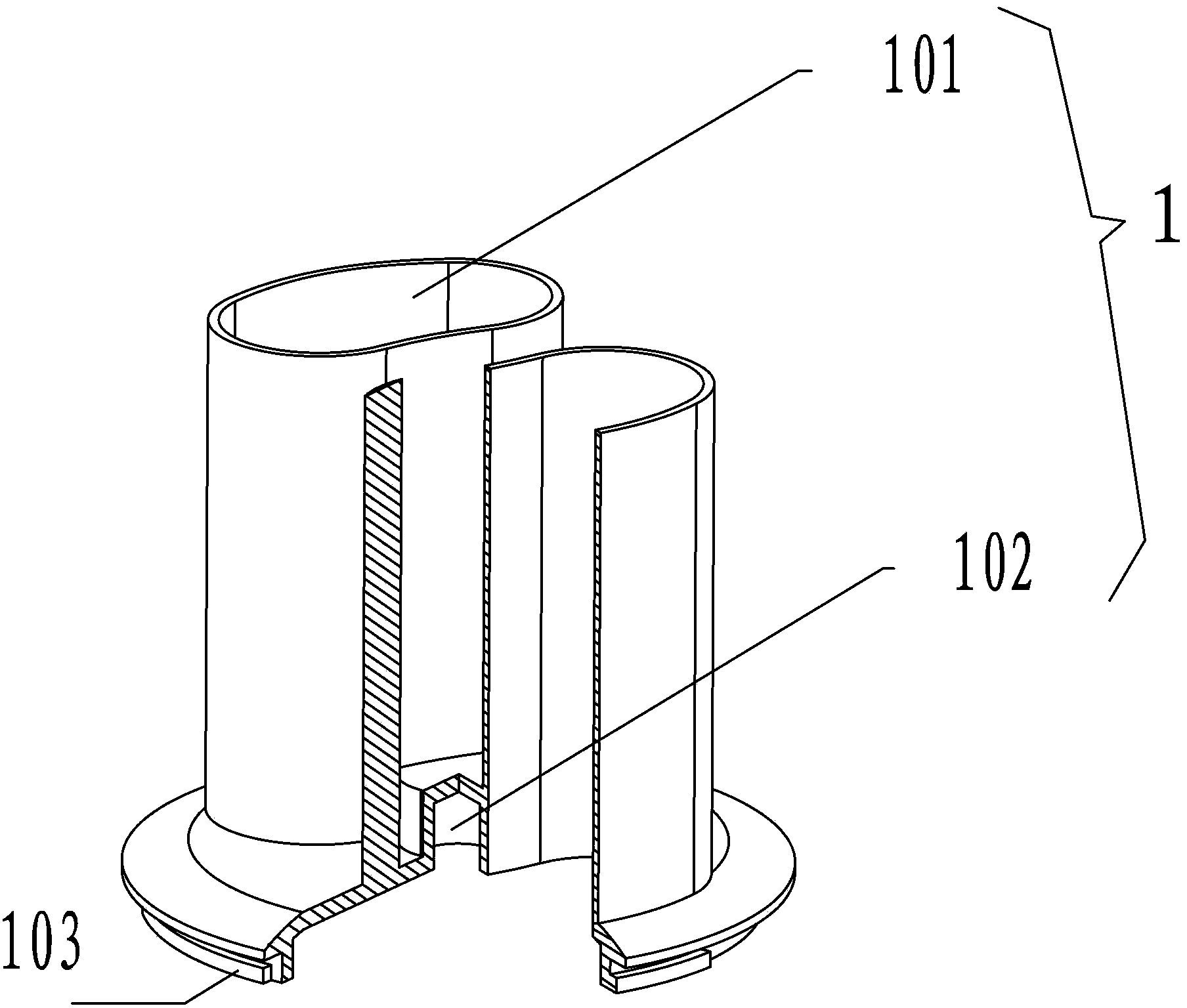Juice and residue separation mechanism and low-speed juice extractor including same