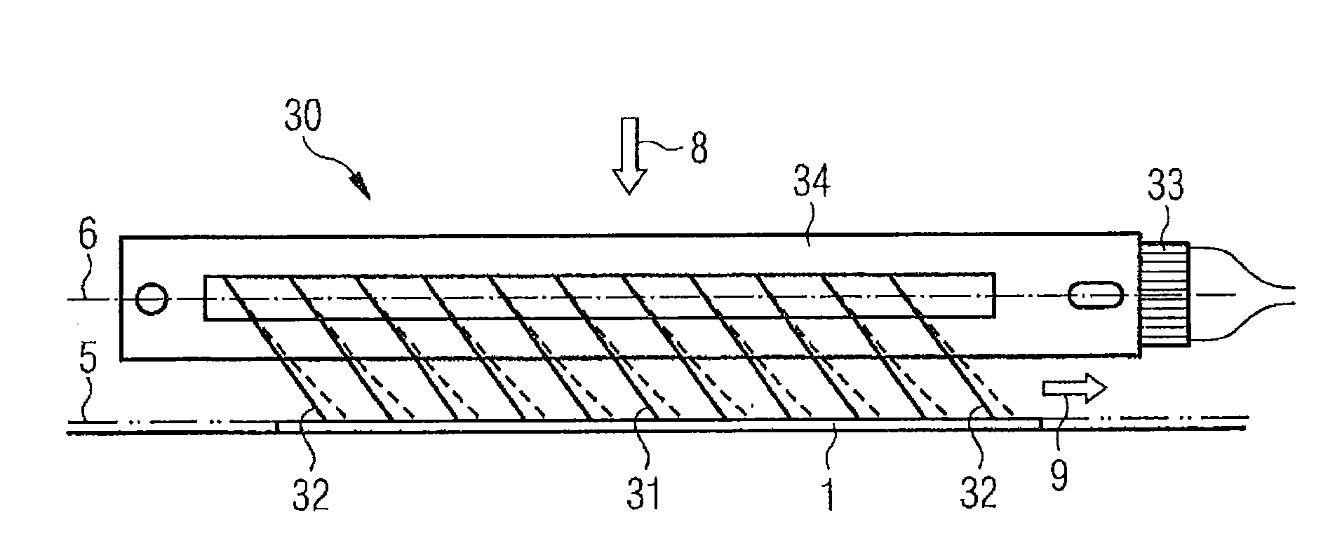 Probe for temporarily electrically contacting a solar cell