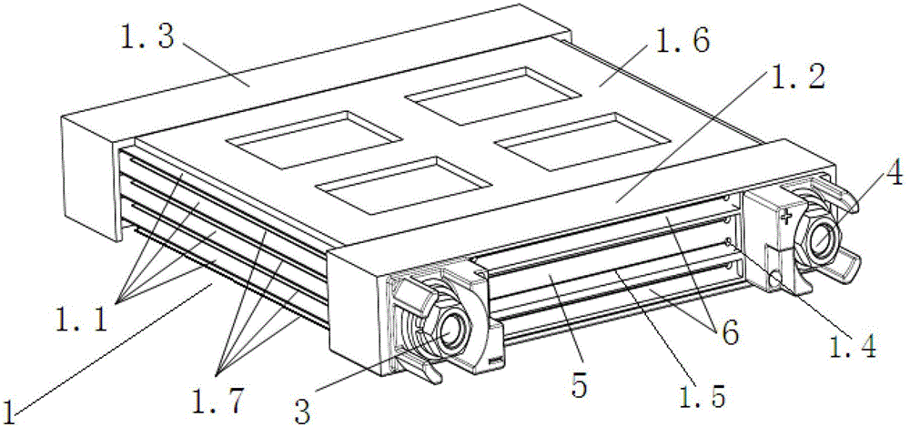 Novel battery module structure