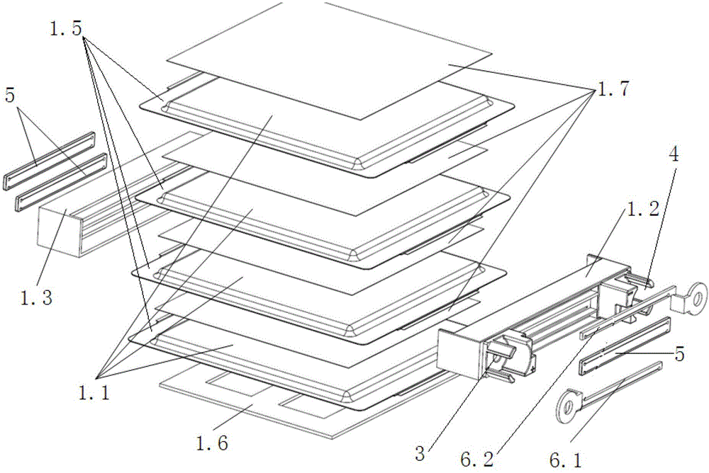 Novel battery module structure