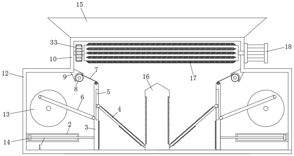 A device for quantitative analysis of uranium-containing grade in sandstone core