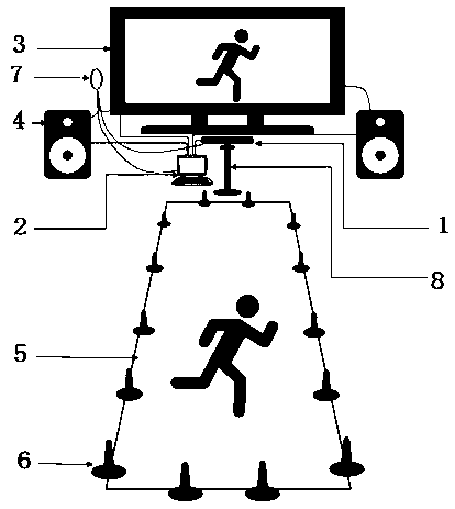 Kinect-based interactive imaging device for autistic children and method thereof