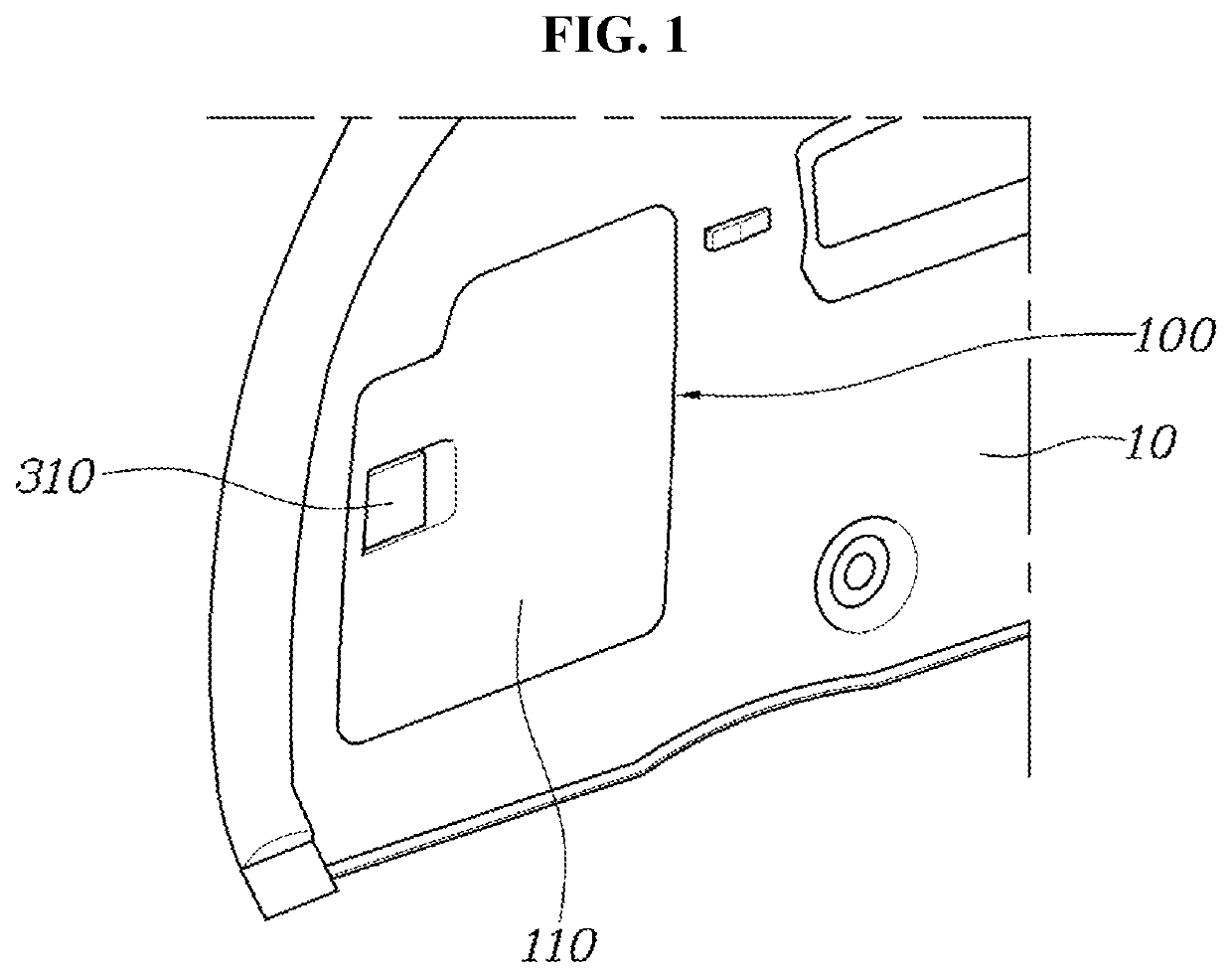 Vehicular luggage tray apparatus