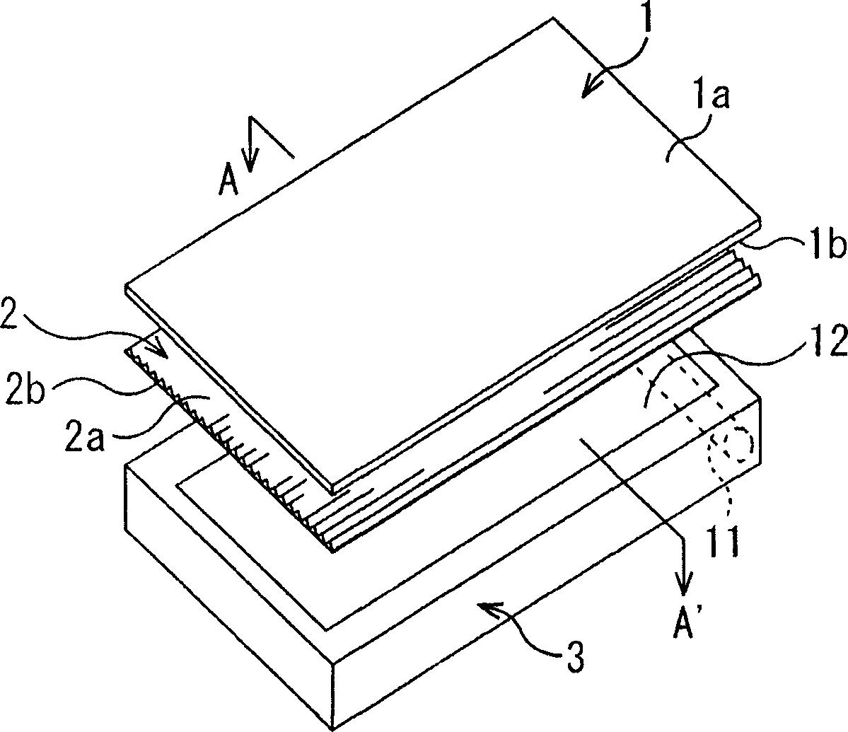 Back light, light guiding plate, method for manufacturing diffusion plate and light guiding plate, and liquid crystal display device