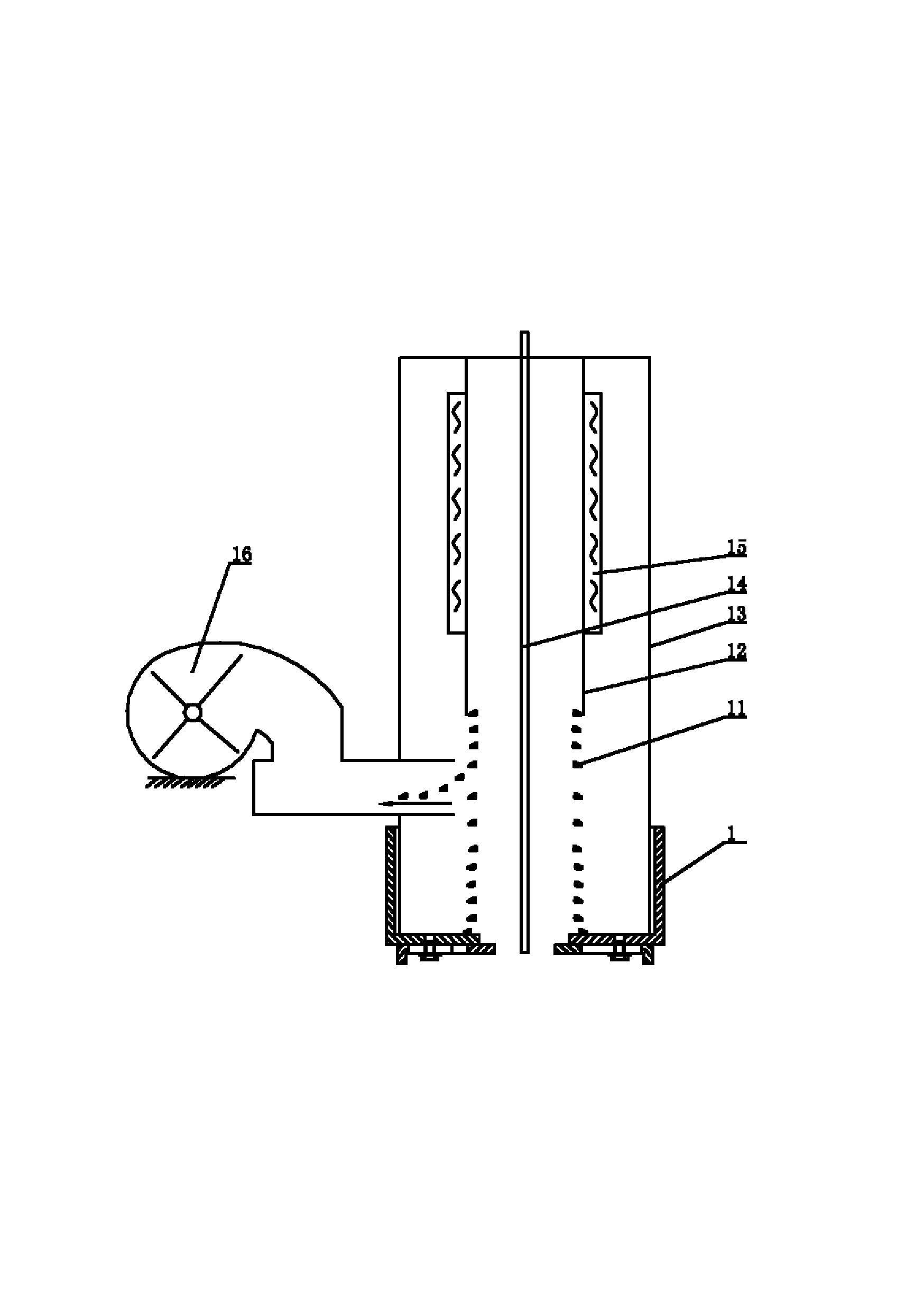 Improved ash-collecting device at furnace mouth of enamelling machine furnace