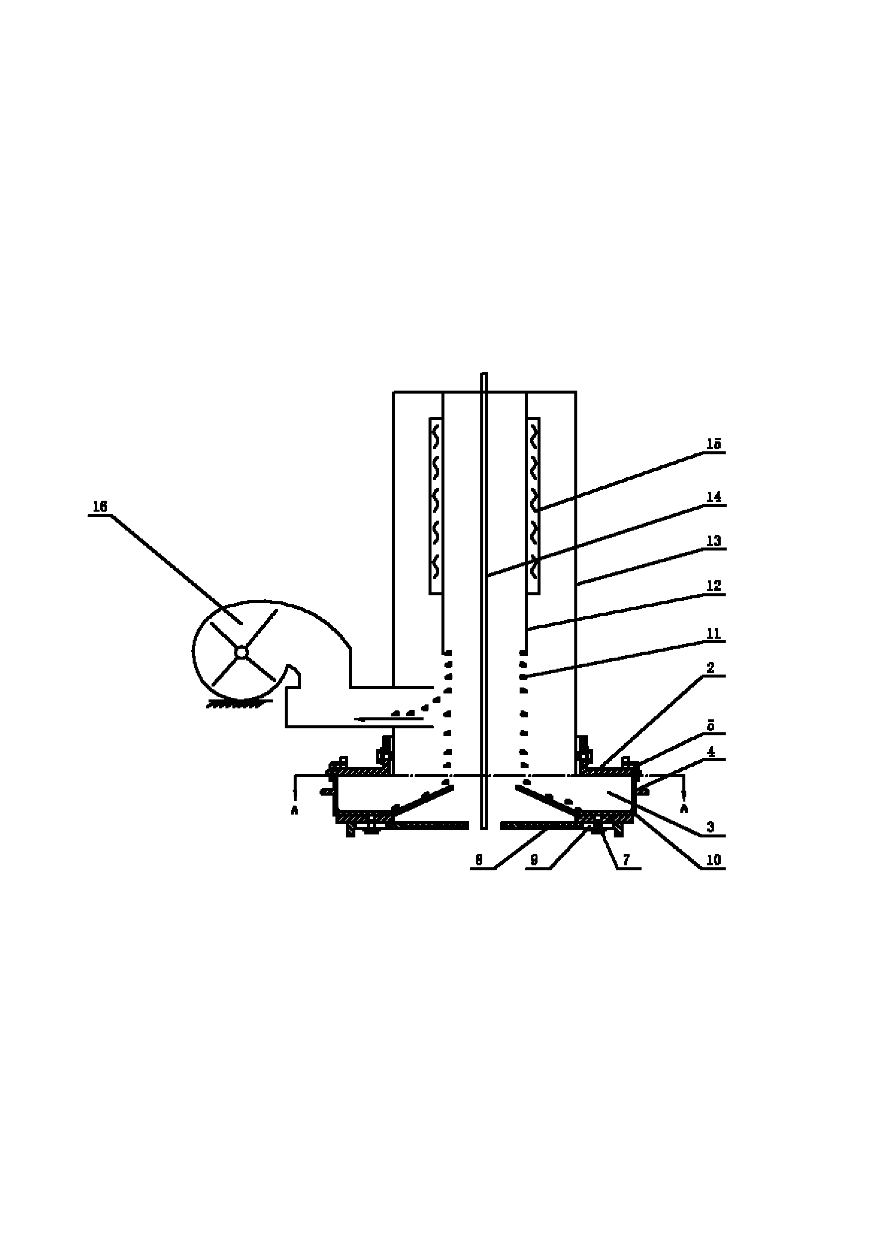 Improved ash-collecting device at furnace mouth of enamelling machine furnace