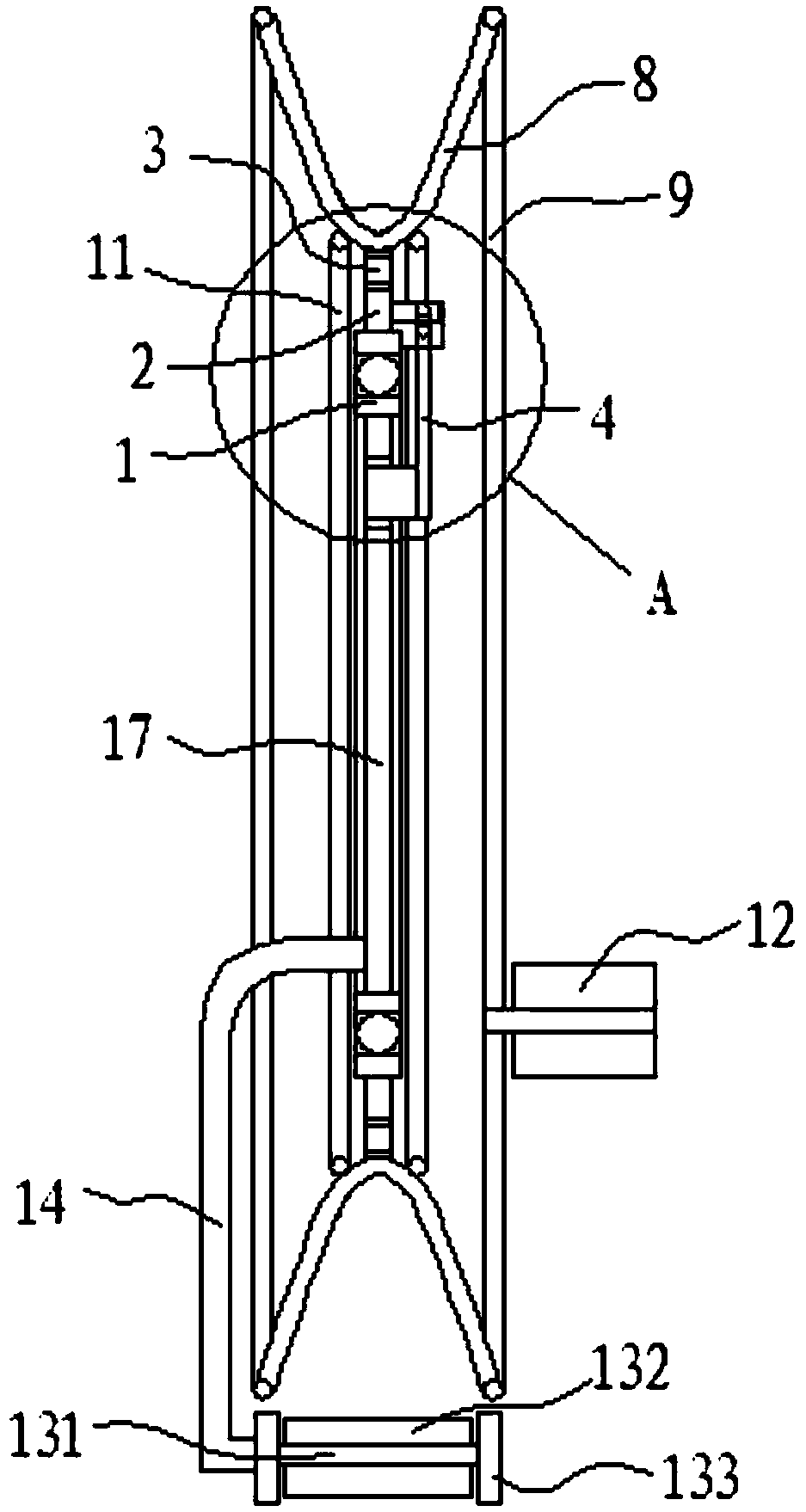 Portable tool for erecting and dismounting power transmission line grounding wire and using method thereof