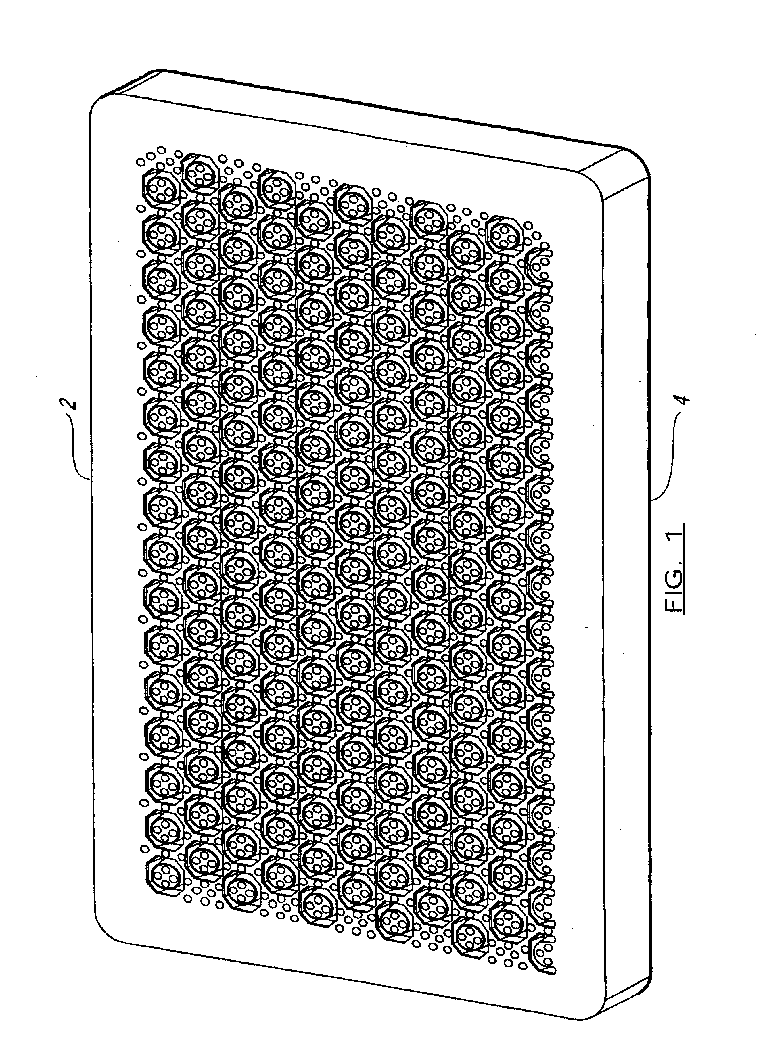 Burner plaque with continuous channels