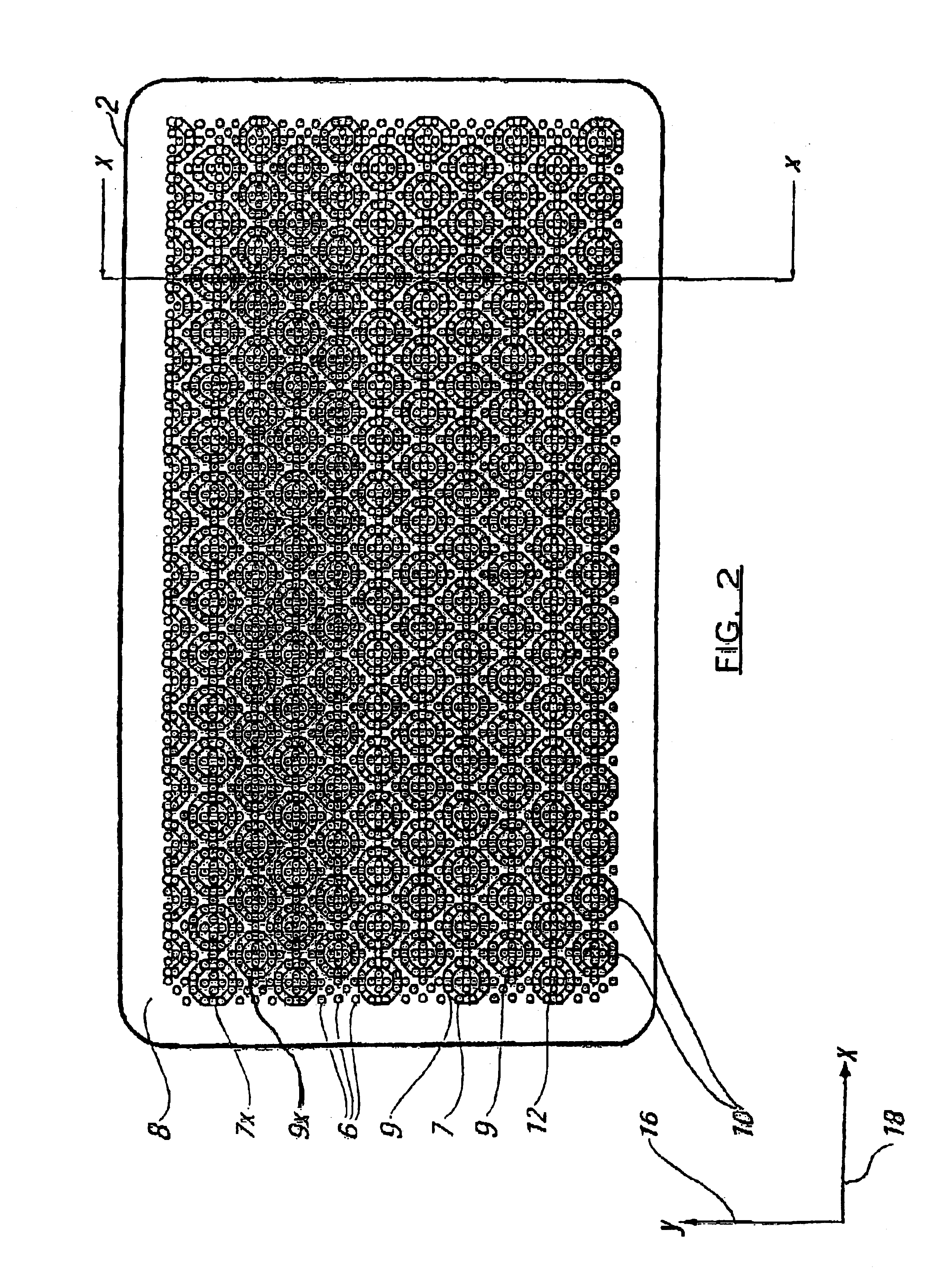 Burner plaque with continuous channels