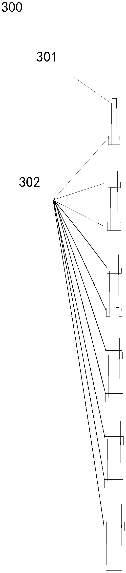 A design method of low wind pressure spoiler for steel tube lightning rod vortex vibration control