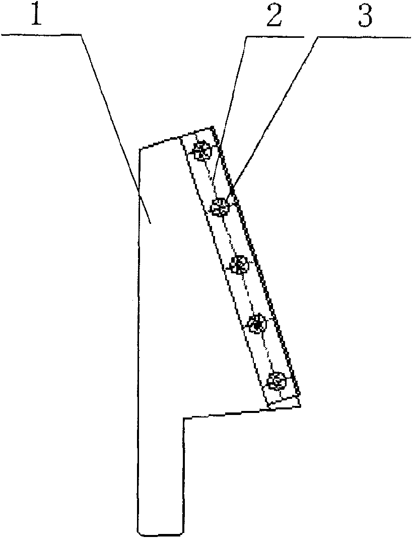 Technique for preparing machine holding carbide alloy rack type gear shaper cutter