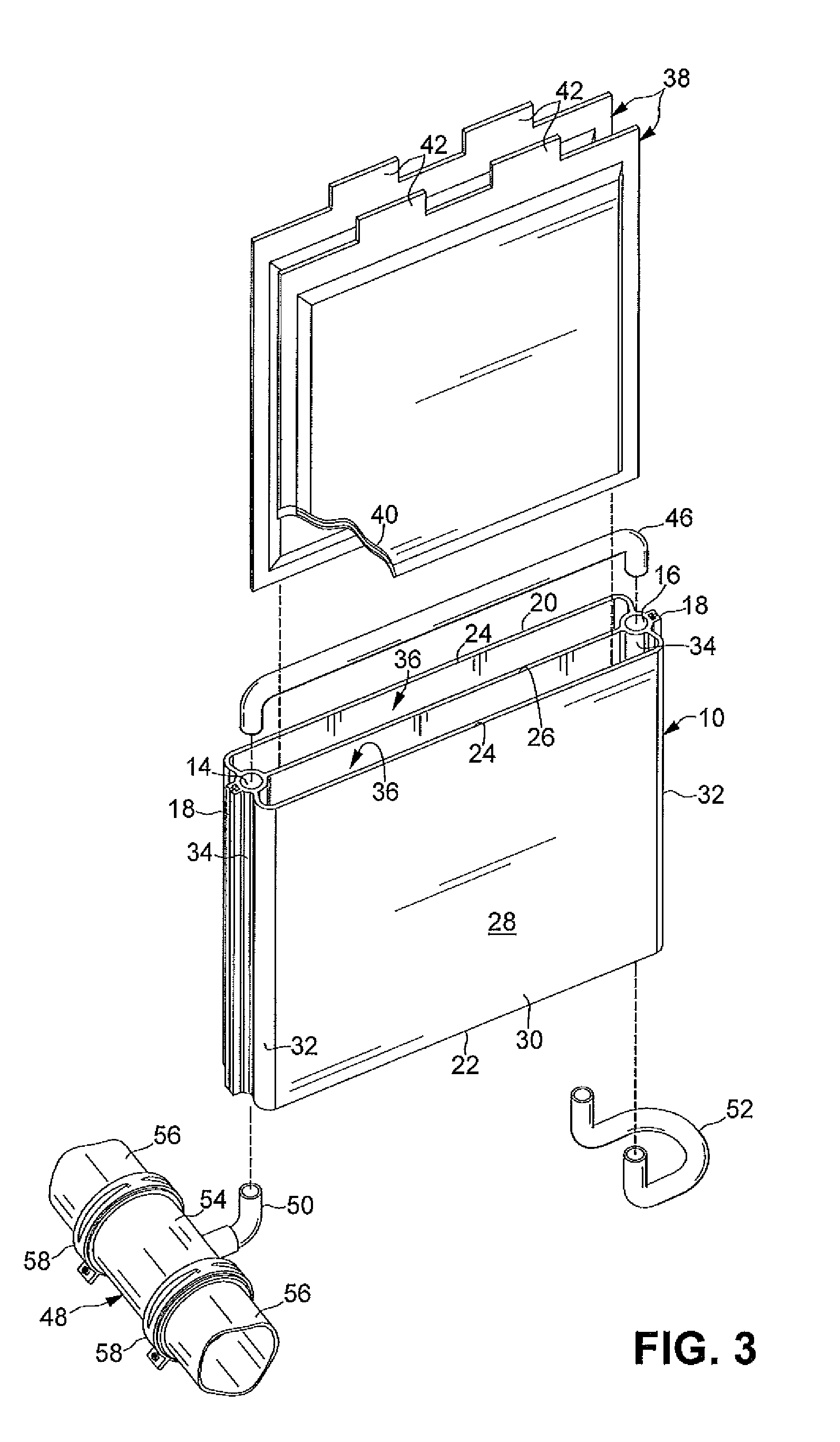 Extruded thermal fin for temperature control of battery cells
