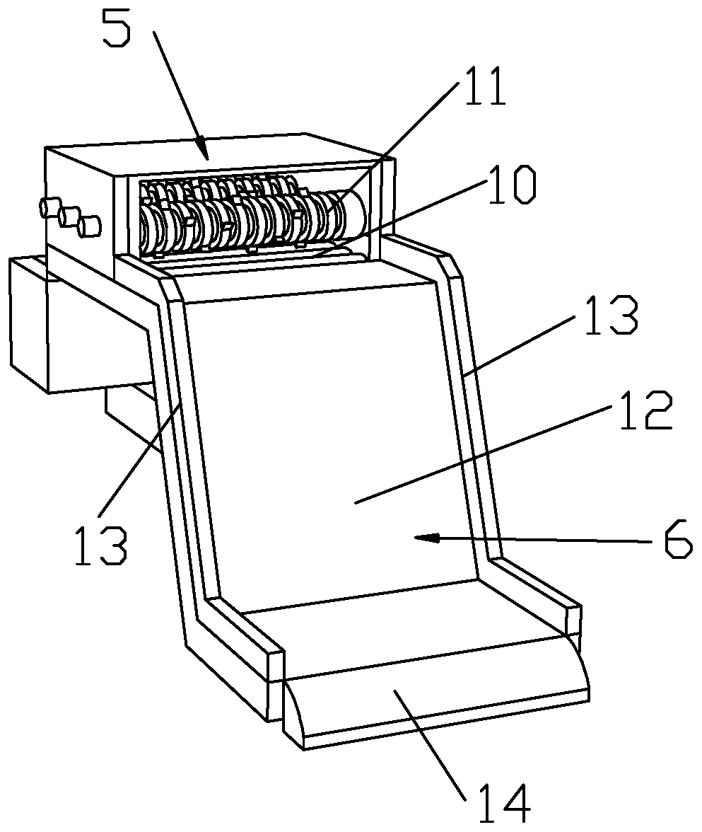 A packaging cardboard regeneration beating device