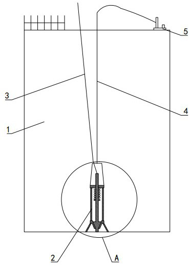 Liquid storage tank cleaning detection method