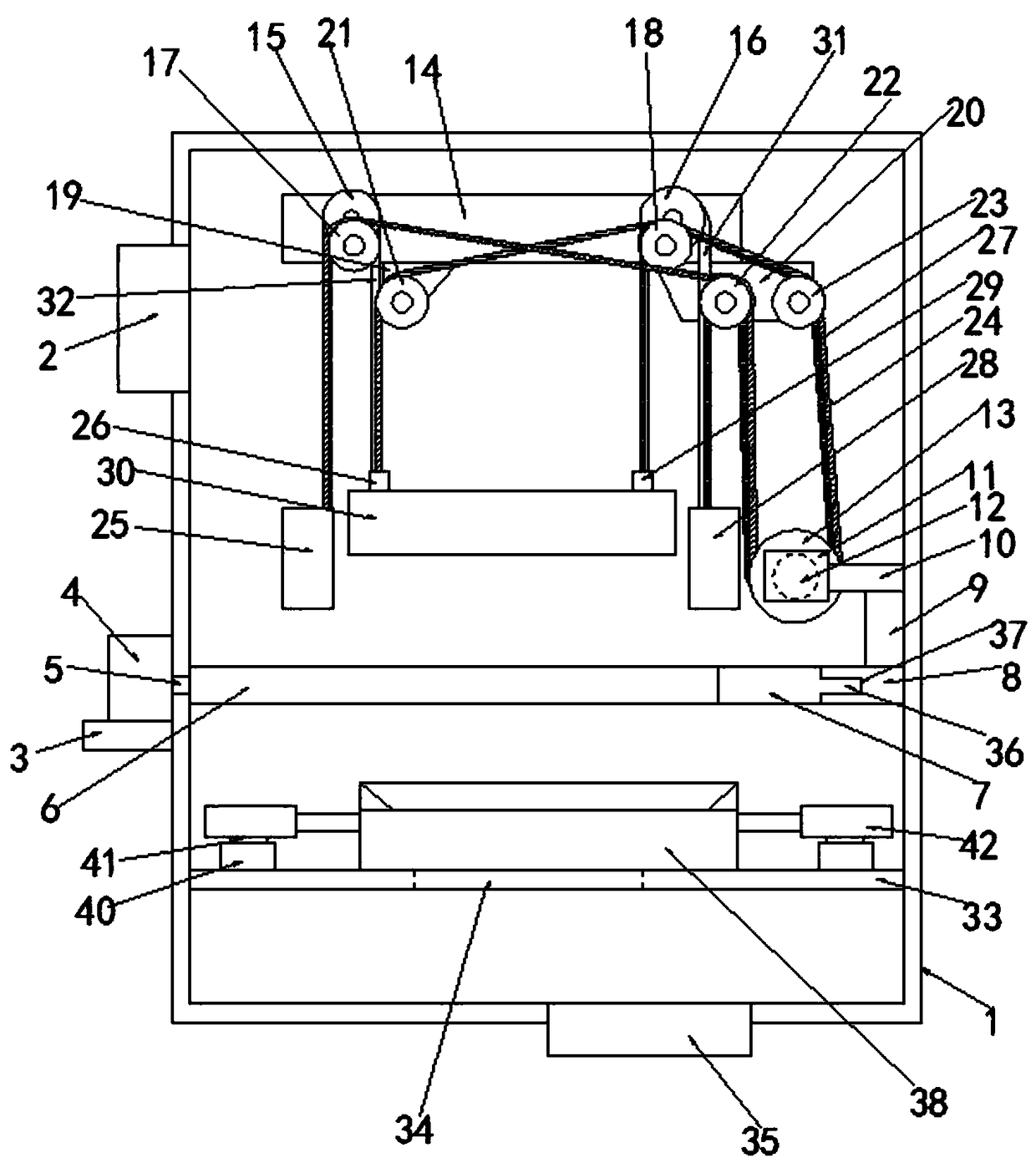 Mashing device applicable to processing and production process