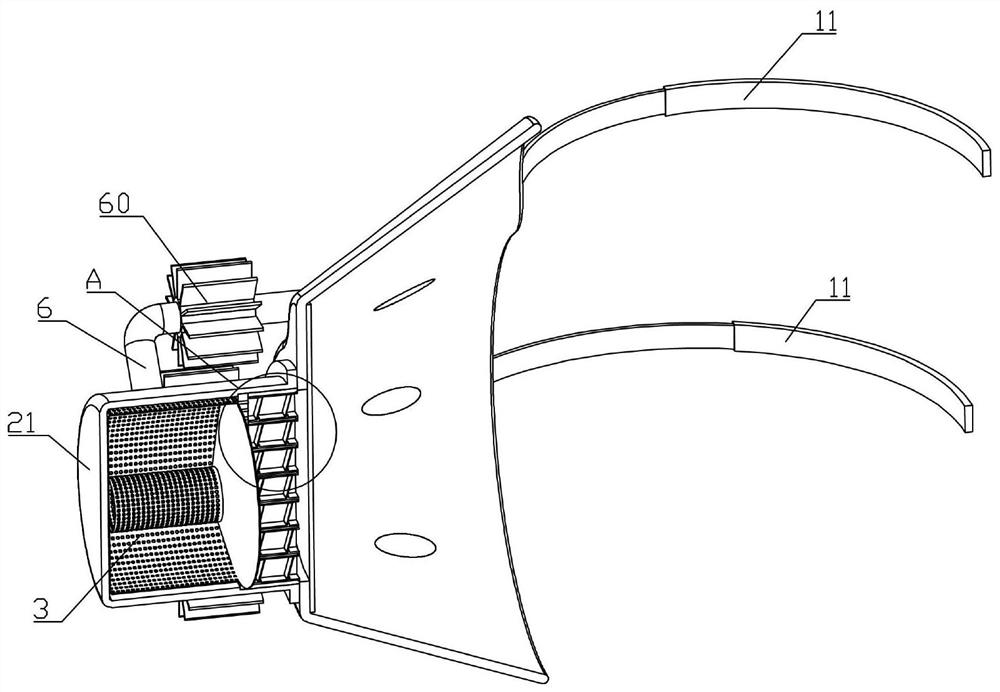 Mask with oxygen production device