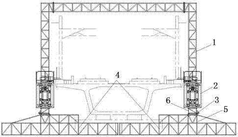A method and device for railway bridge maintenance detection around bridge piers