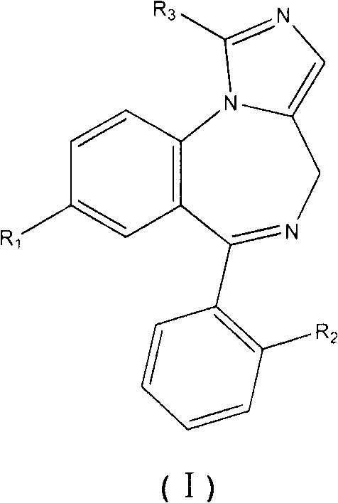 Method for synthesis of 4H-imidazo[1, 5-a][1, 4]benzodiazepine, especially midazolam