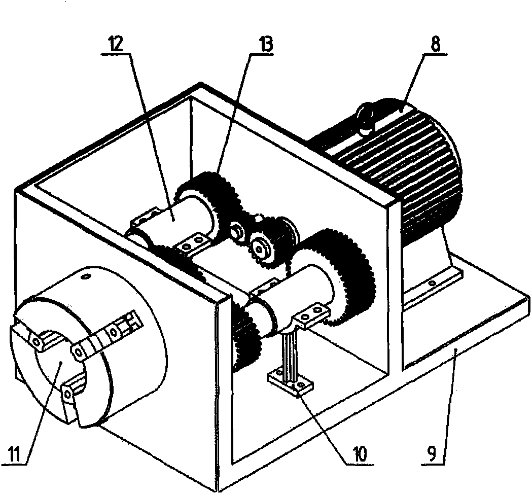 Large-diameter corn milling cutter grinding device