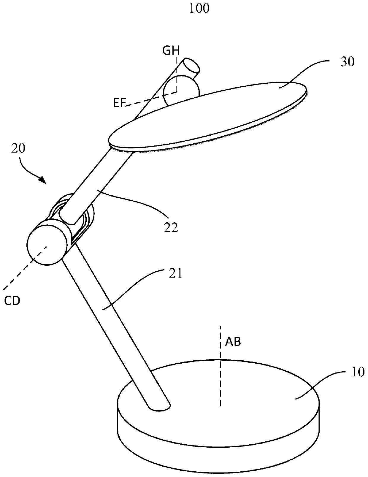 Desk lamp sharing method and system based on big data