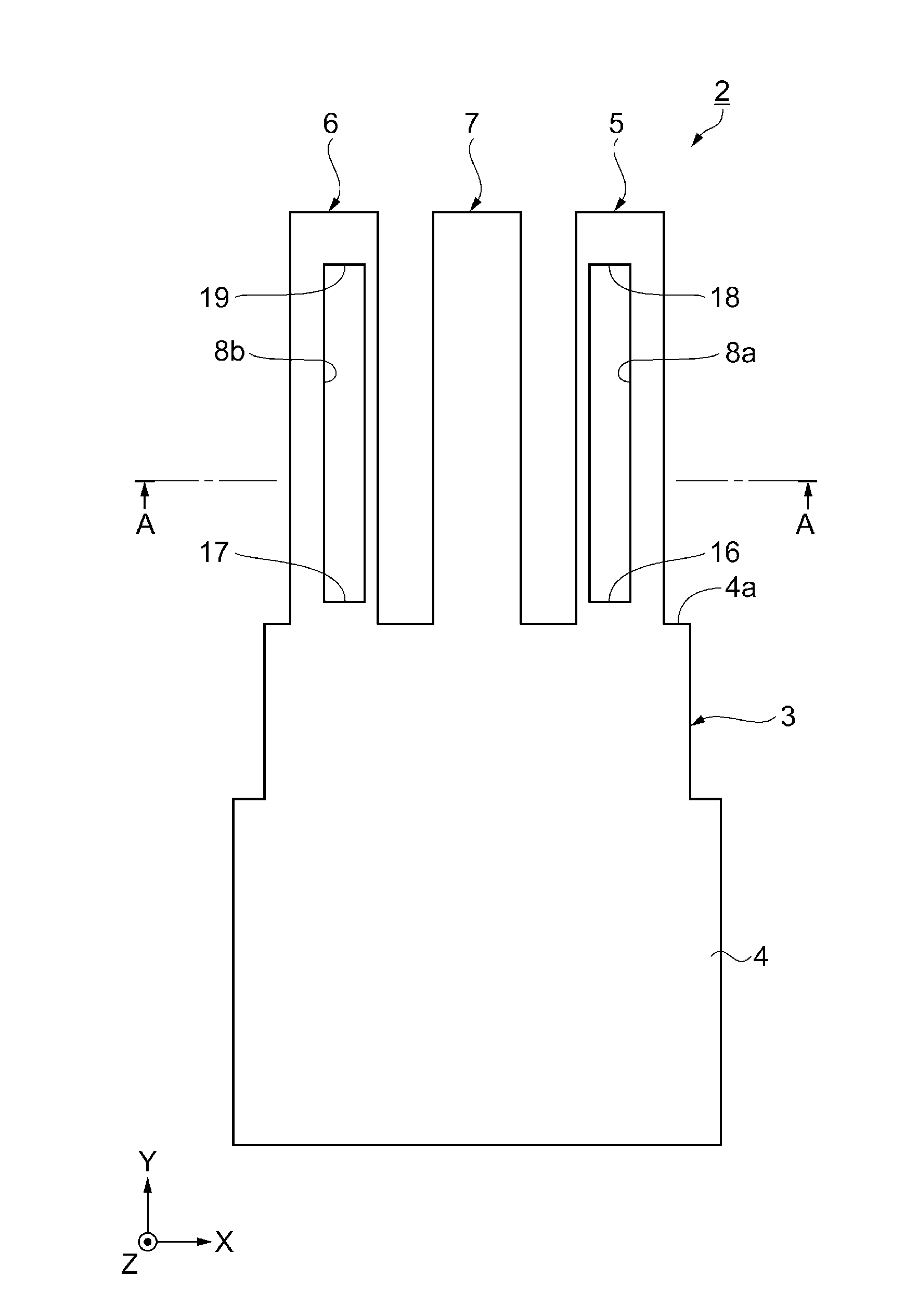 Vibrating element, vibrating device, electronic apparatus, and moving object