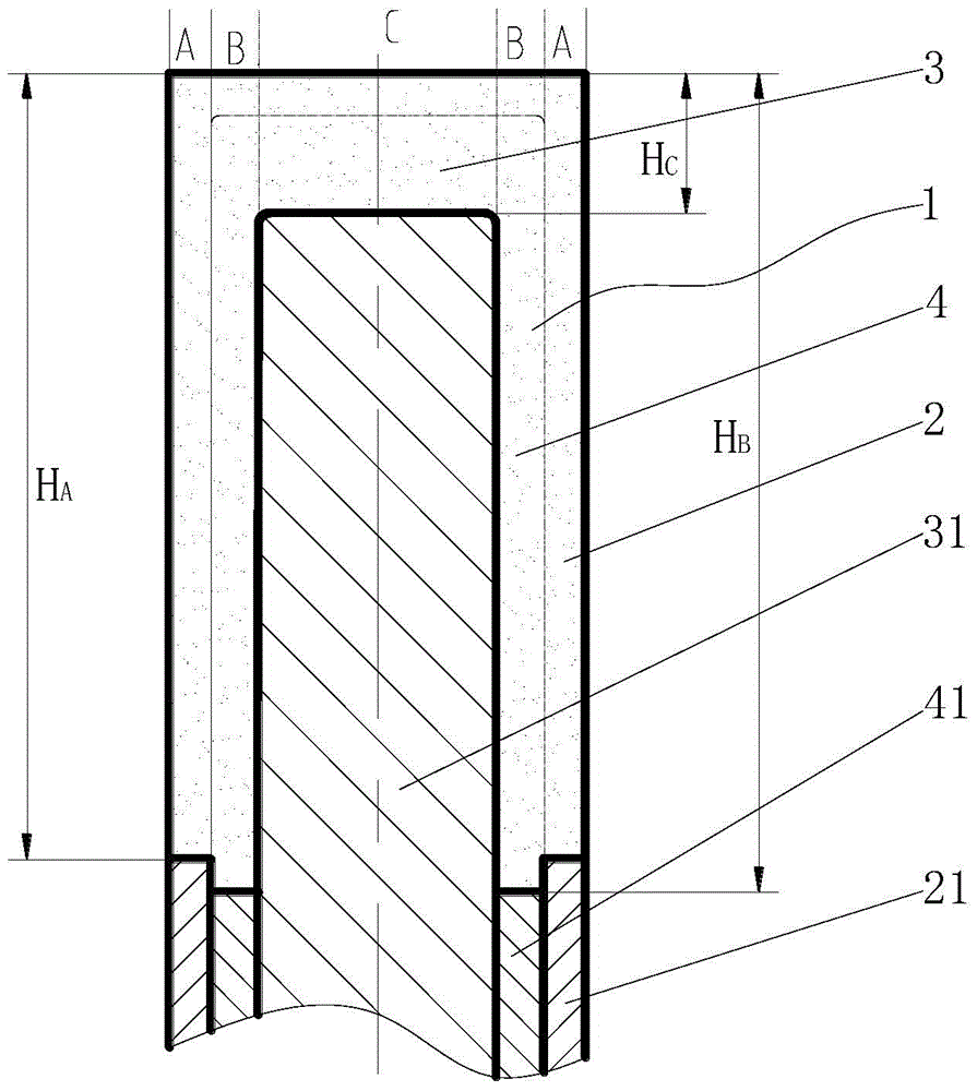 Anti-carburizing material and preparation method thereof