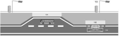Automatic network connection bus road system