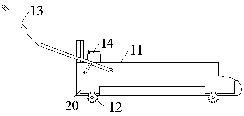 Lawn trimming machine