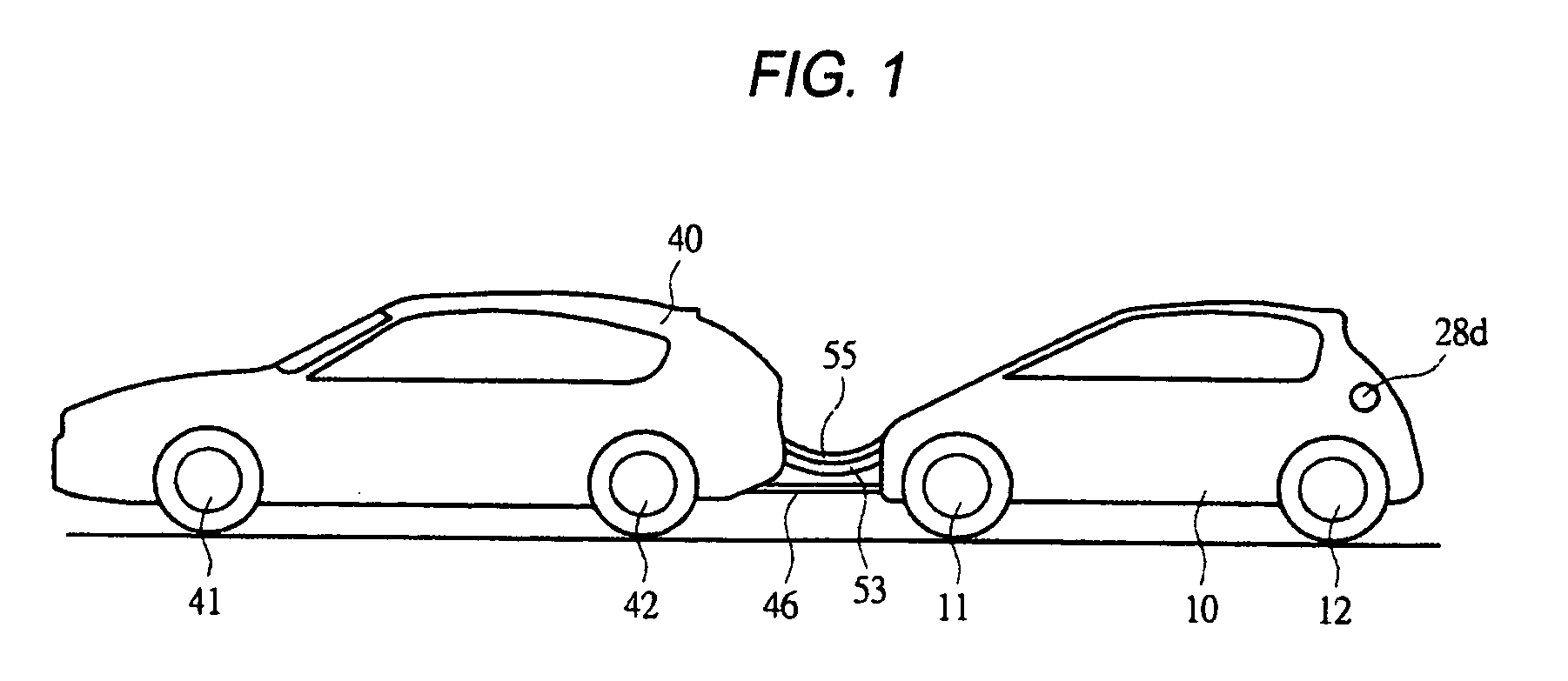 Towing device for electric vehicle