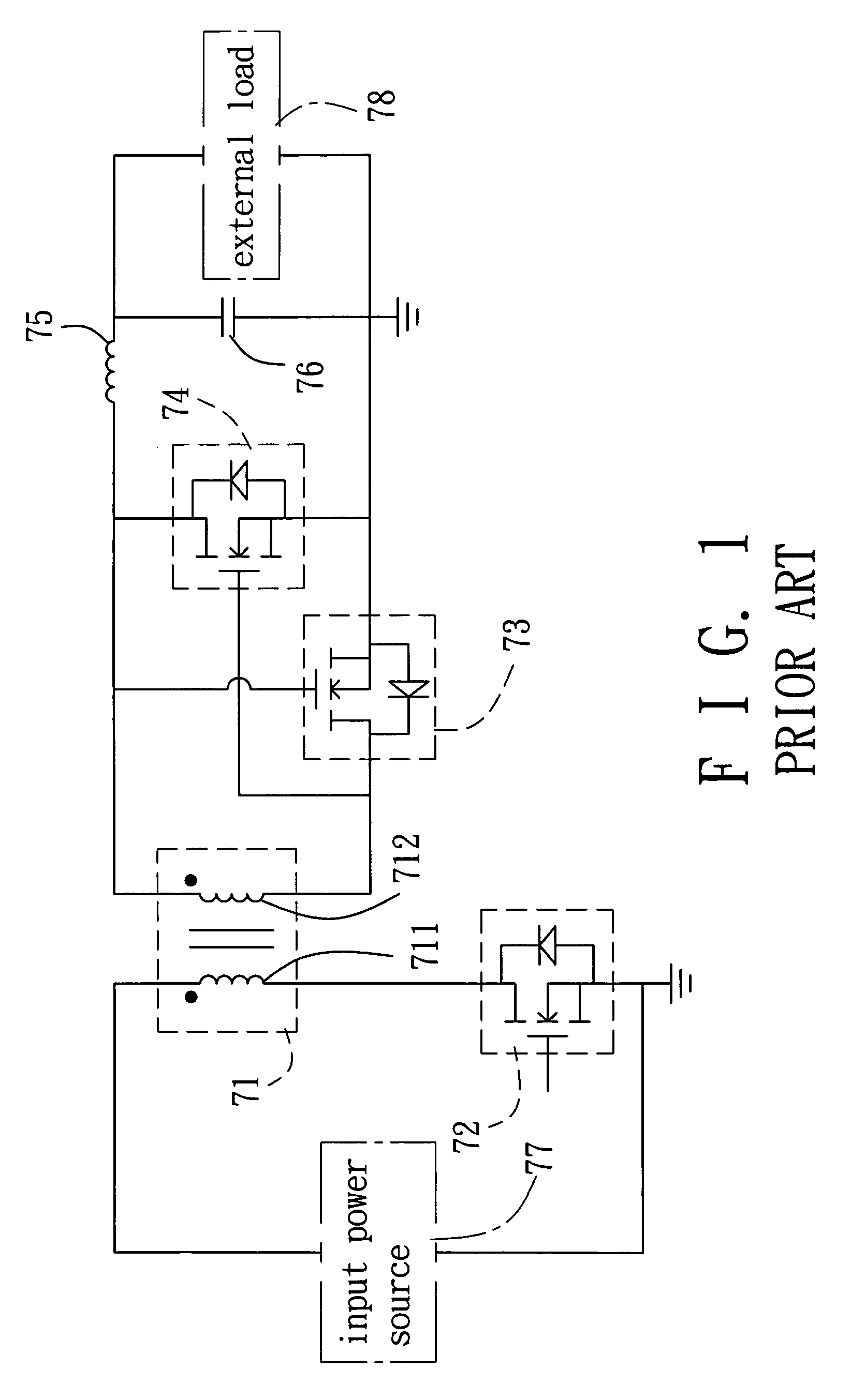 Driving circuit and a power converter incorporating the same