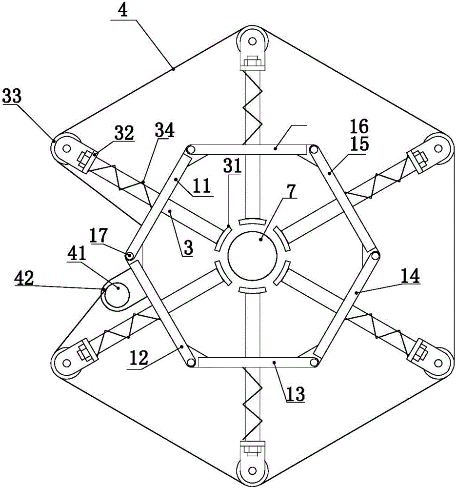 A tree barrier clearing device