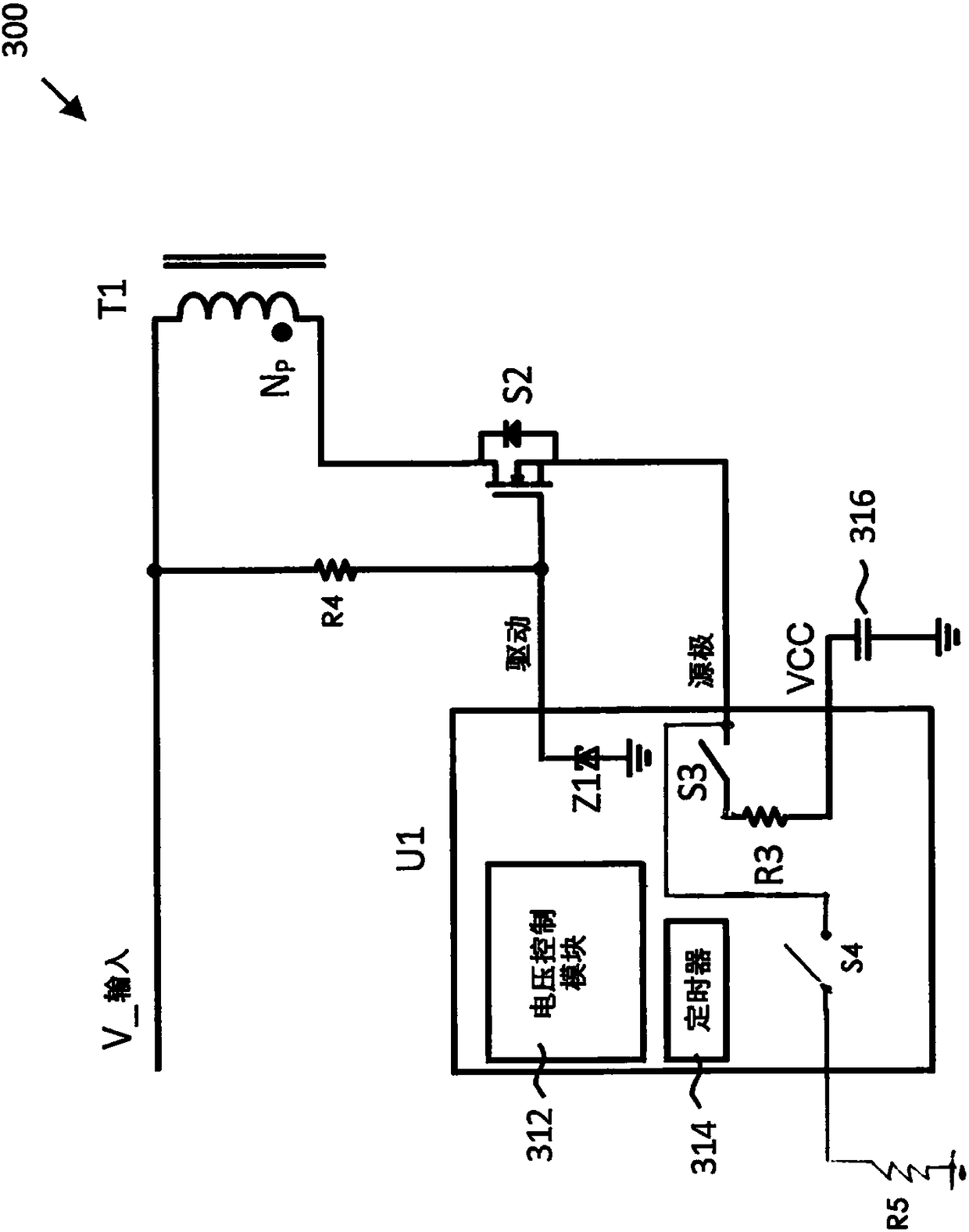 Active startup timing control at fault mode