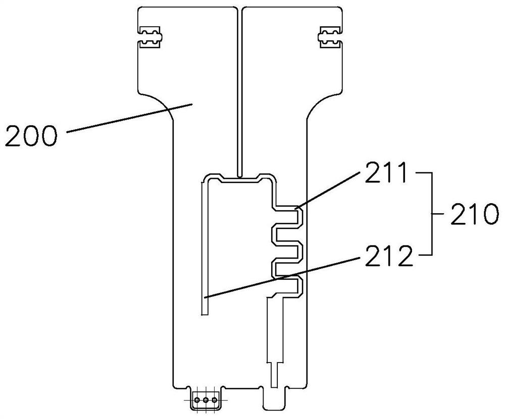 Low-interference unit of base station antenna