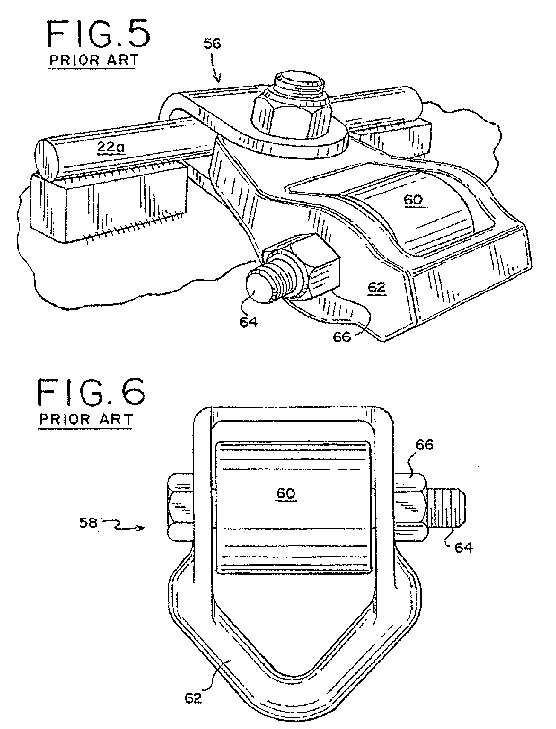 Lading tie anchor link with enhanced banding contact surface