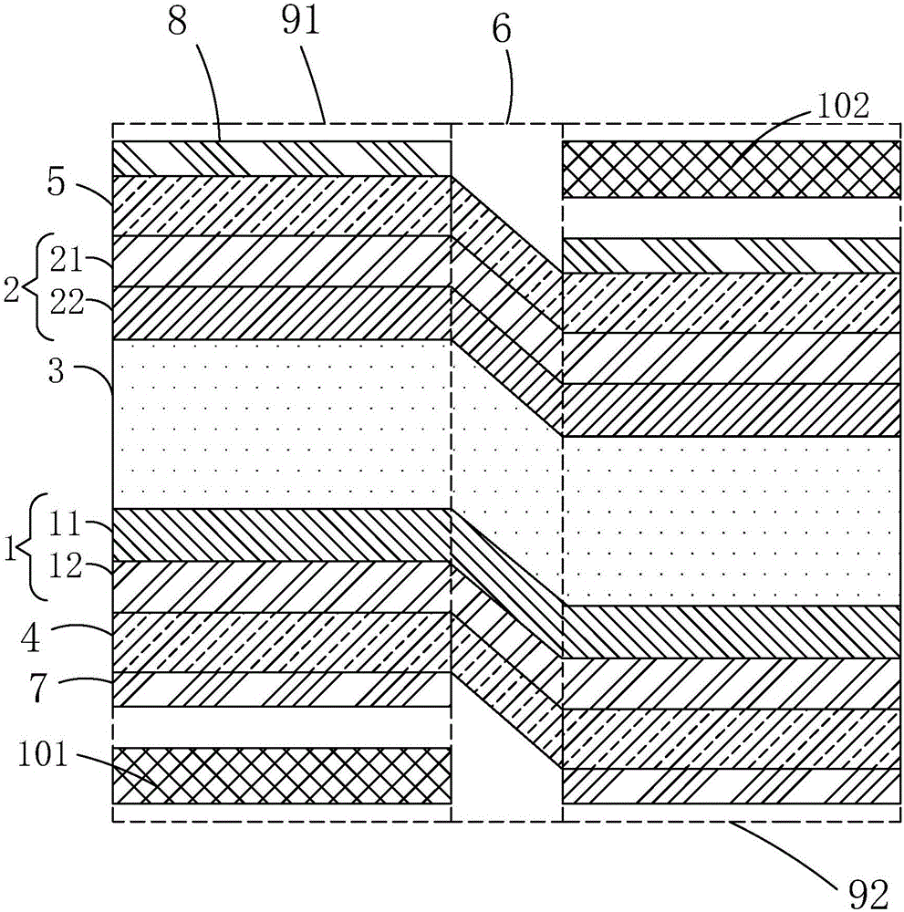 Foldable liquid crystal display and manufacturing method thereof
