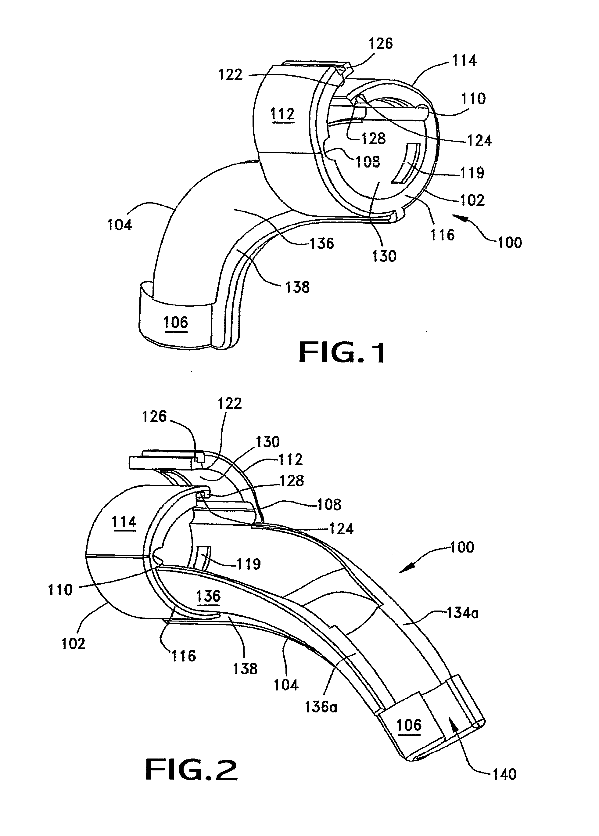 Retrofittable Bend Strain Relief With A Latching Ring