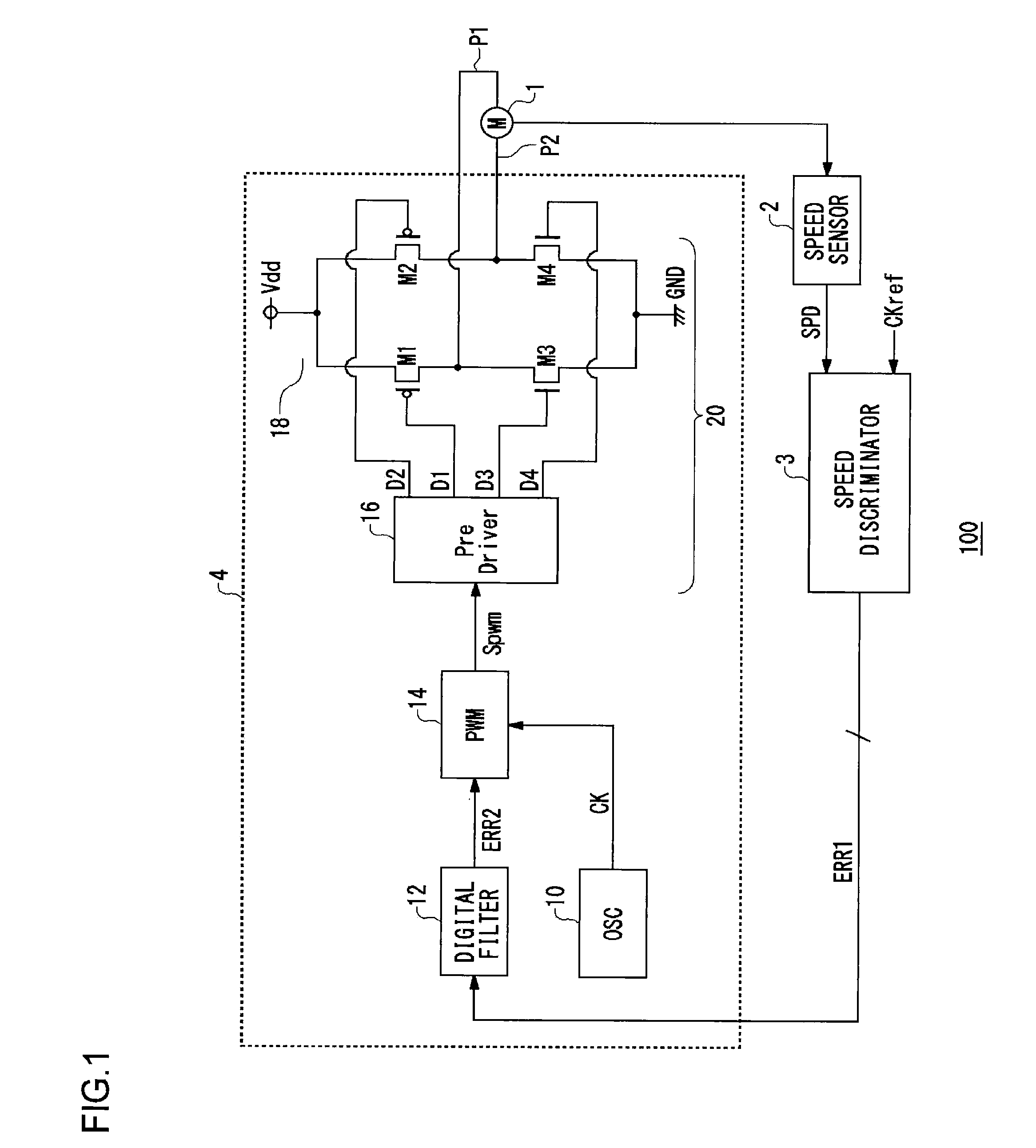 Motor driving circuit and load driving apparatus with pulse width modulation