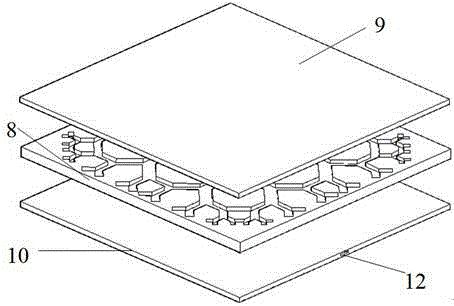 Anti-deformation pressure resistant temperature-uniforming plate