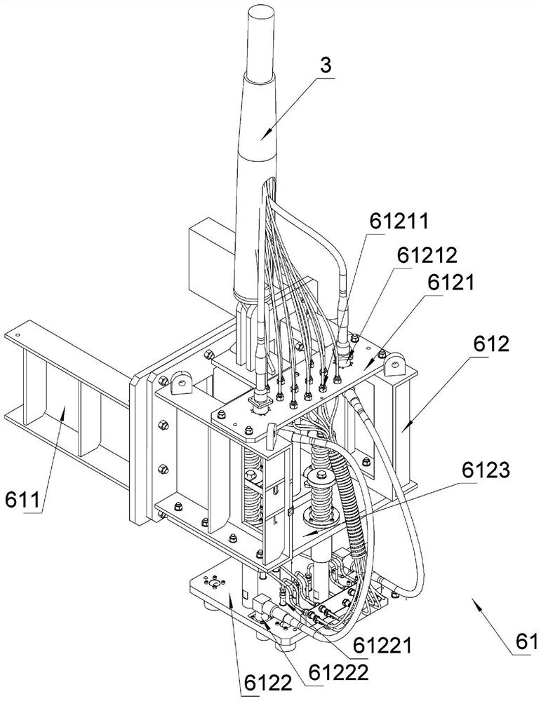 Umbilical deployment and underwater docking device