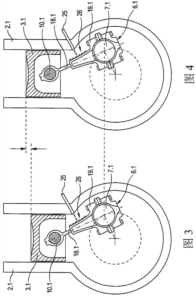 Sensor unit for a longitudinally adjustable connecting rod