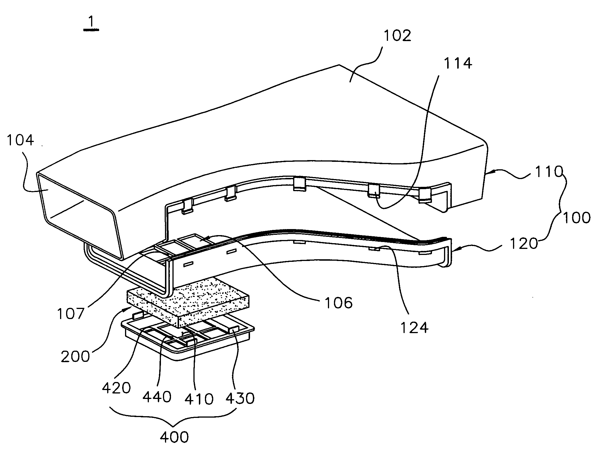 Air duct assembly for vehicles