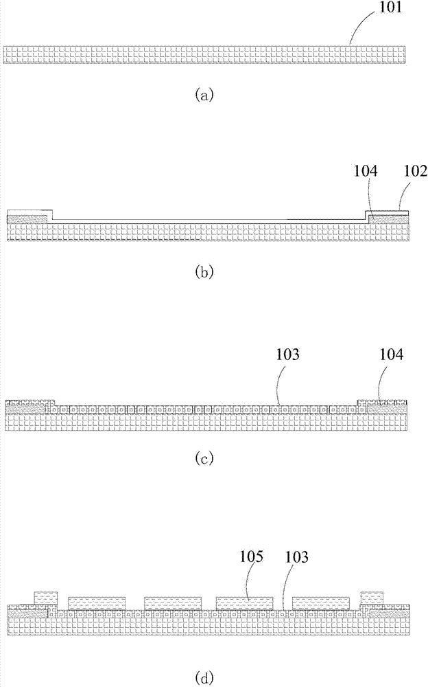 Capacitive touch panel and manufacturing method