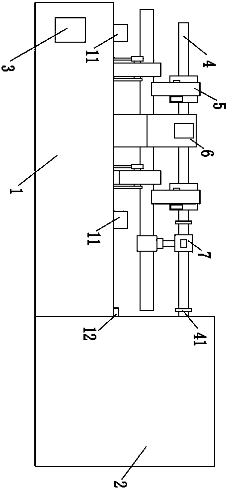 Automatic feeding device for processing step drill